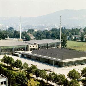 Die Sporthalle neben dem Linzer Stadion wird offiziell am 26. September eröffnet